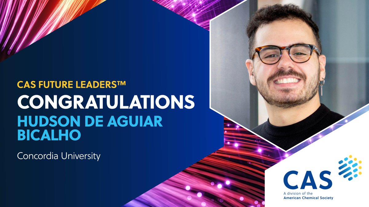 CASChemistry's tweet image. Hudson is focused on the development and characterization of novel metal–organic frameworks. Learn more about @hudsbicalho and the 2025 #CASFutureLeaders before they arrive in Columbus this August. ow.ly/8hqL50Wqwyq