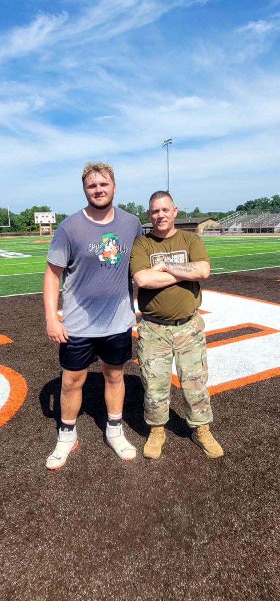 WillOdenthal's tweet image. Thank You to the Ohio National Guard for coming today and giving us a good workout in the morning! @CoachGrig_NCSA @NCSA_Football @DaleRodick @thelinemanlab @CoachChad_T3 @ExpoRecruits