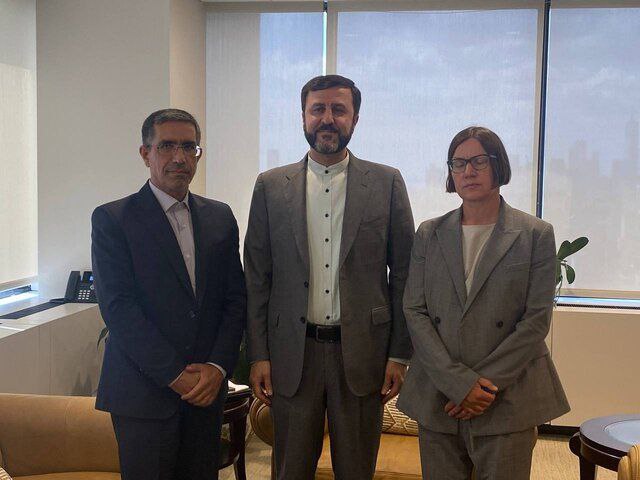 JasonMBrodsky's tweet image. Deputy Foreign Minister for Legal and Int'l Affairs Kazem Gharibabadi is in New York to attend a UNSC session on the Middle East before he goes to the meeting in Turkey with the E3 on the nuclear file. The UN is still welcoming representatives of #Iran's regime, which is…
