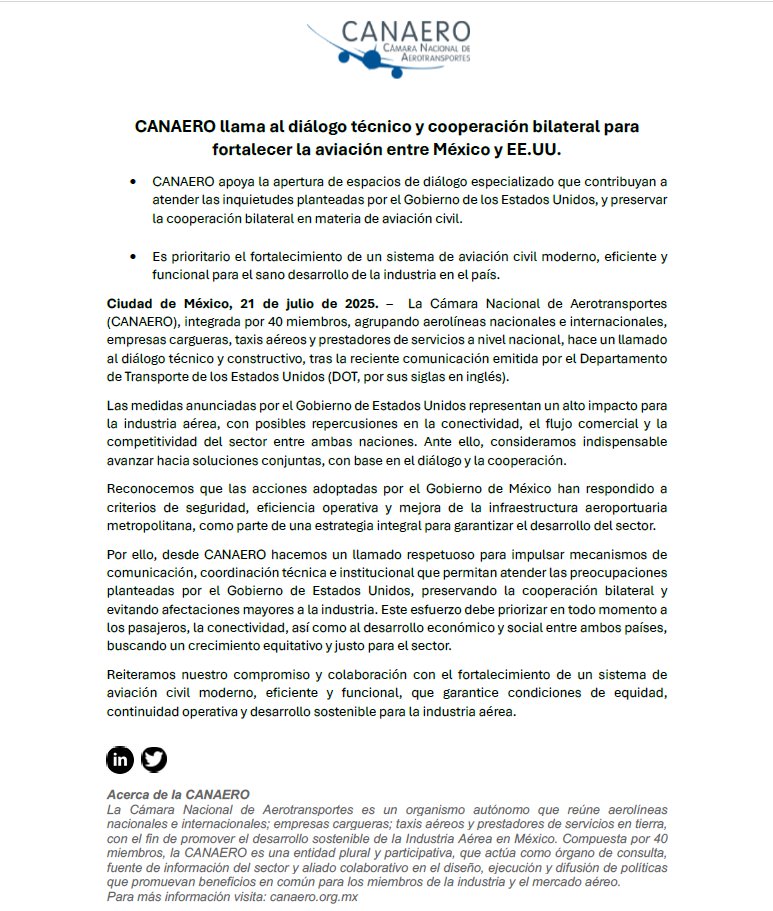 Rodpac's tweet image. Aunque @CANAEROMX criticó la cancelación de Texcoco, las medidas para obligar a usar el @aifaaero, el TUA, etcétera. Ahora respaldan al Gobierno, hay 2 factores: como muchos sectores tienen diálogo mucho más constructivo que con AMLO. B)Sector concesionado y altamente regulado.