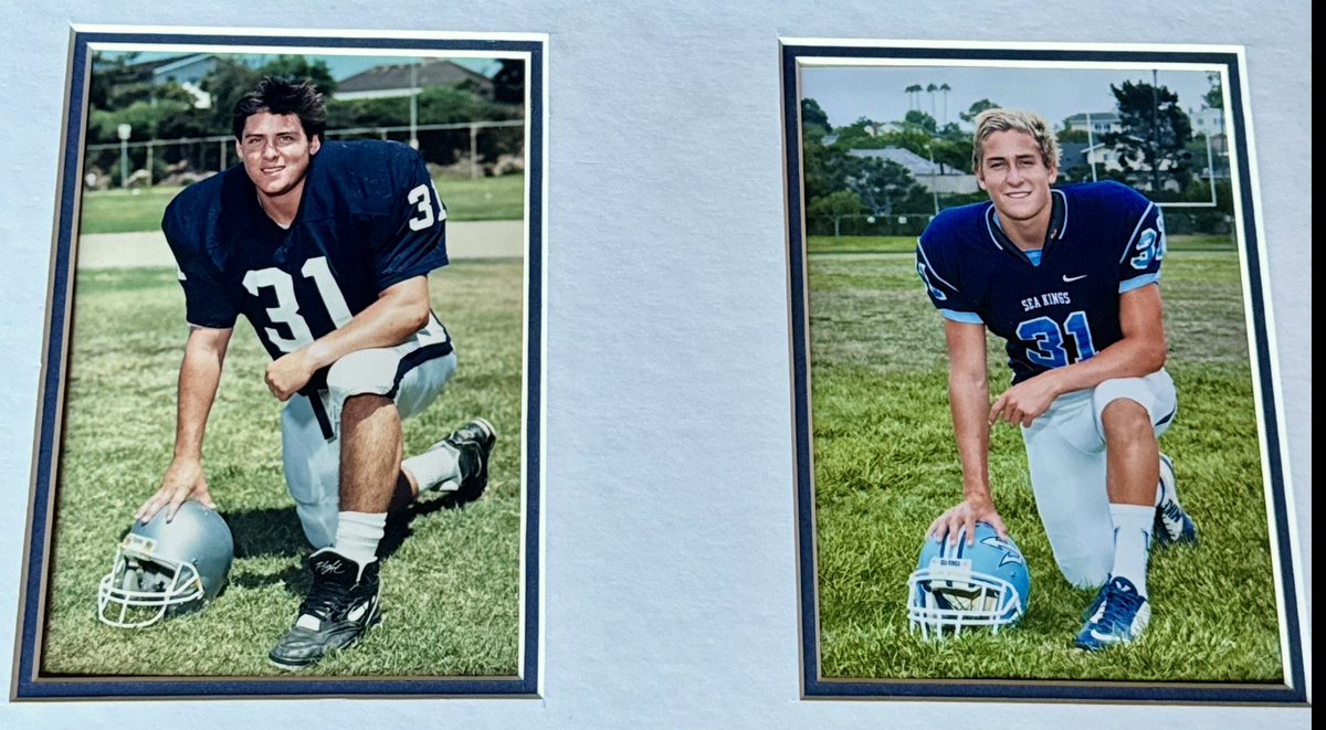 CDMFOOTBALL's tweet image. Who wore #31 better? All CIF running back Kevin Murphy, class of 1991 or All CIF running back JT Murphy, class of 2018? Come find out at the CDM Football Golf Tourney on July 31st.