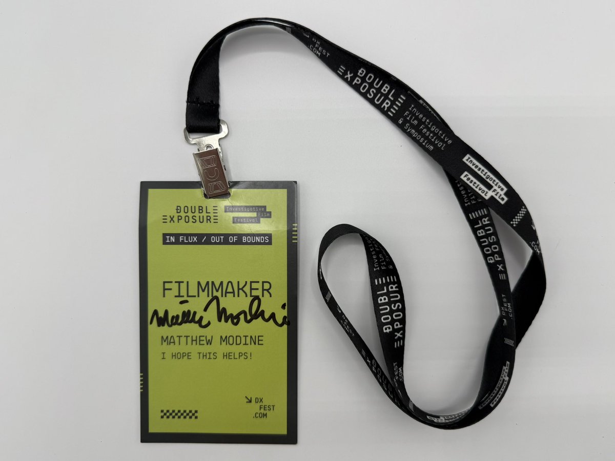 MatthewModine's tweet image. REPOST by next Monday, July 28 for a chance to win my signed badge from the Double Exposure Investigative Film Festival where we screened my new AI documentary I HOPE THIS HELPS! I’ll pick one winner at random and announce next #ModineMonday. Good luck!
ihopethishelpsthemovie.com