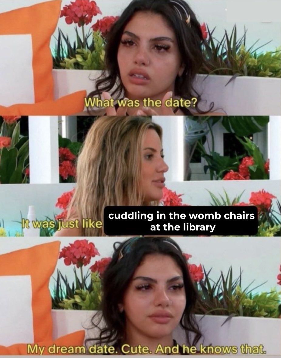 MarriottLibrary's tweet photo. This week, some hot new memes enter the villa…🌴🔥

Happy Monday y’all!! 🥰

#UofU #MarriottLibrary #LoveIslandMemes #Library #LibraryMeme #Books https://t.co/kJ4mQDxttO