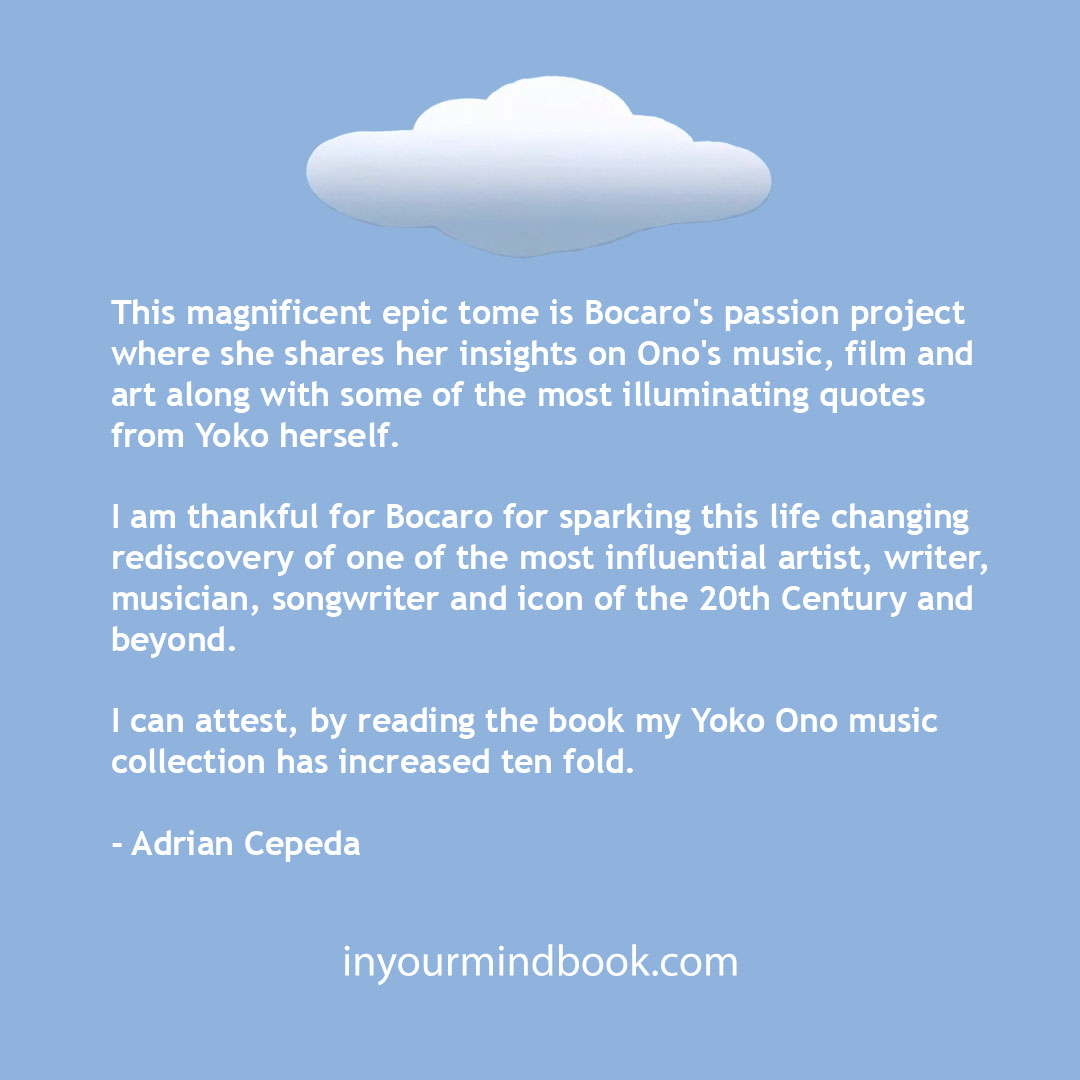 ConceptualBooks's tweet image. A YOKO ONO BIOGRAPHY
In Your Mind - The Infinite Universe of Yoko Ono
inyourmindbook.com
conceptualbooks.com
linktr.ee/conceptualbooks
@yokoono @johnlennon @seanonolennon #yokoono #yoko #johnlennon #thebeatles #yokoonobook #yokoonobiography #onetoone #warisover