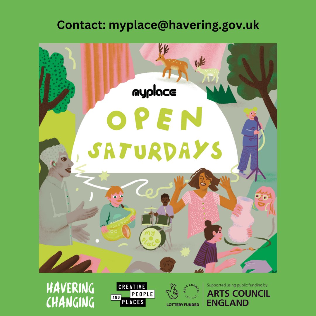 MyPlace is open on Saturdays!

If you would like to use our facilities for an event please do get in touch😊

You can view our premises via the 360degree photos that are pinned to our FB page: facebook.com/myplaceRM3