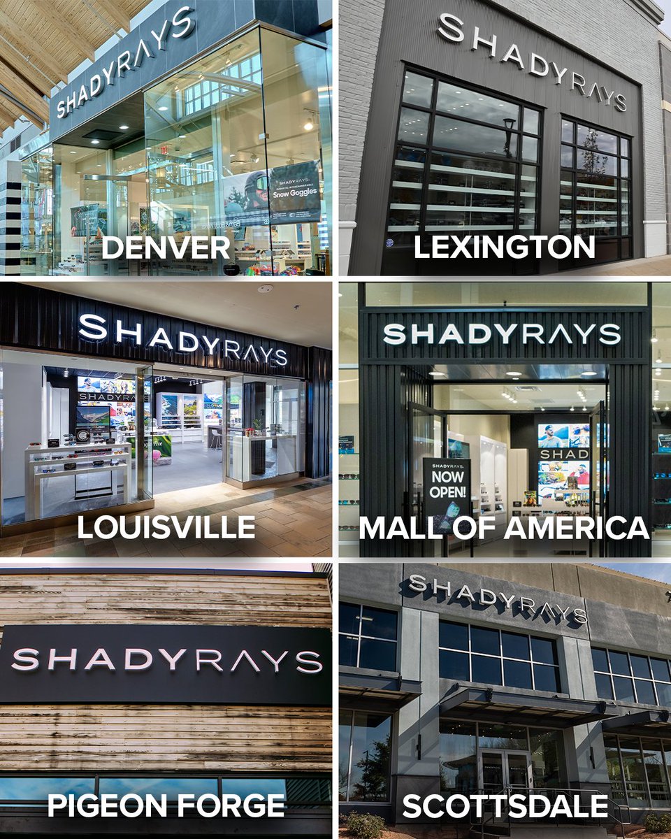 The seventh Shady Rays store is almost open! Any guess on our newest location? 🔍