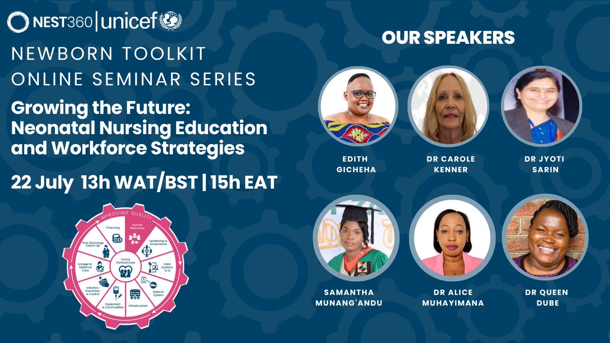 Neonatal Nurses are the cornerstone of newborn care. Join us as we discuss the future of neonatal nursing education. <a href="/NEST360org/">NEST360</a>
<a href="/joylawn/">Prof Joy Lawn</a> 
Its tomorrow
📆22 Jul 2025
🕐 3pm EAT| 1pm BST| 8am EST
Live French translation available 
👉 newborntoolkit.org/events/human-r…