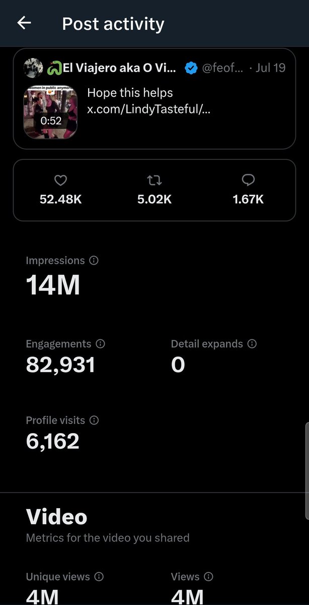 feoflvco's tweet image. I want y'all to know that @x and @stripe won't verify y account and won't tell me why because they're both trash companies. I don't get any payouts from this but I am glad to do it for free out of my hatred for American women