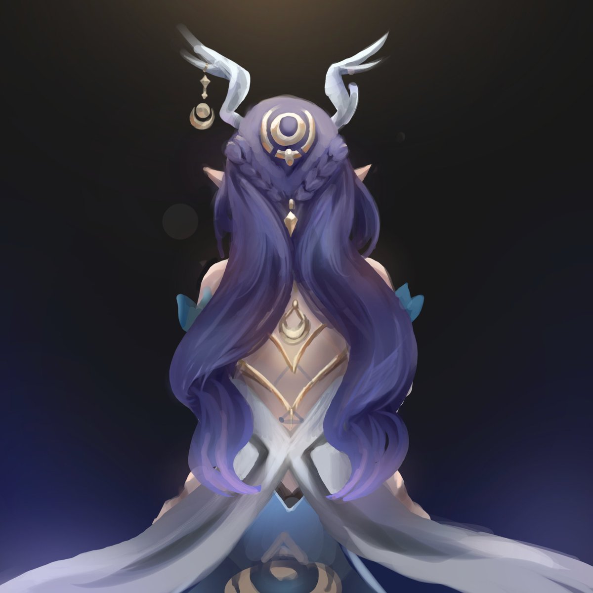 Her backside looks stunning 💜💙 #lauma