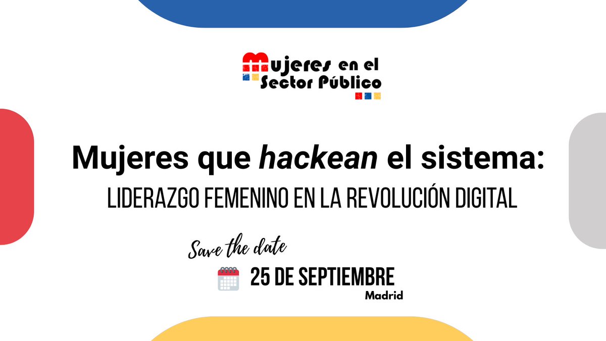 #savethedate
🗓️ ¡Save the date!
📍25 de septiembre
📌 Madrid
💥 “Mujeres que hackean el sistema”
Liderazgo femenino en la revolución digital.

Próximamente + info.
#MujeresSP #LiderazgoFemenino #TransformaciónDigital