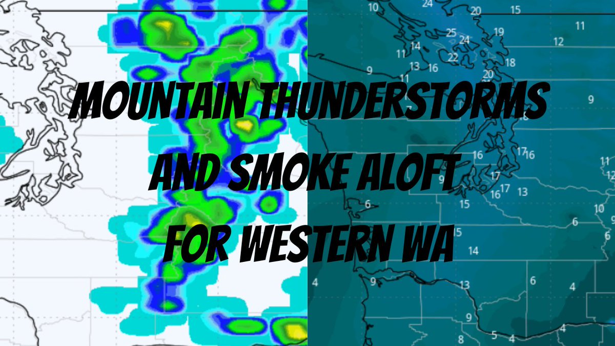 The_Weatherman2's tweet image. Mountain Thunderstorms & Smoke Aloft for Western WA
#wawx
youtu.be/RJOJ-NM5AYw