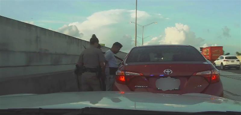 FLHSMV's tweet image. The Florida Highway Patrol arrested an illegal immigrant wanted for murder in Guatemala during a traffic stop in West Palm Beach. Calixto Lopez Domingo was transported to @CBP for processing and removal from the United States.