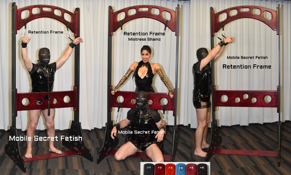 Mobile Secret Fetish (@mobilefetish) on Twitter photo ✨Retention Frame ✨
- 6 available colors for the central parts.
- For infos and Order, please DM <a href="/MobileFetish/">Mobile Secret Fetish</a>
- Email: mobilesecretfetish@gmail.com
💥Presented by Mistress miss_shimmyshamz Instagram and <a href="/ponyboy_Master/">ponyboy_Master</a>
Official Play Equipment Supplier of the @fetishweekend ✨Retention Frame ✨
- 6 available colors for the central parts.
- For infos and Order, please DM <a href="/MobileFetish/">Mobile Secret Fetish</a>
- Email: mobilesecretfetish@gmail.com
💥Presented by Mistress miss_shimmyshamz Instagram and <a href="/ponyboy_Master/">ponyboy_Master</a>
Official Play Equipment Supplier of the @fetishweekend
