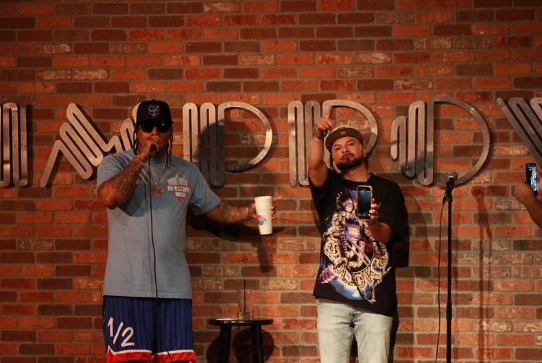 ChingoBling's tweet image. Thank you @realchingobling for packing out #Houston with your 2025 stand-up comedy tour! Also thanks to @yourhomiepat & @javilunacomedy for blessing the stage this weekend as well! Special guest performance by @lilflip713! Follow them all and don’t miss them live!
Shots by 📸…