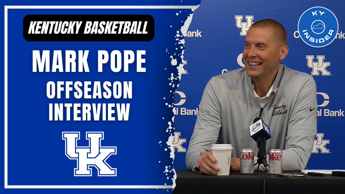 TristanUda's tweet image. Mark Pope holds his second interview of the offseason,

Providing a practice update halfway through summer practice, a Jelavic update, and talking about his new approach.

&quot;I have high hopes for this group. I think we have a chance.&quot;

WATCH: youtu.be/lIJB4eqMtDQ