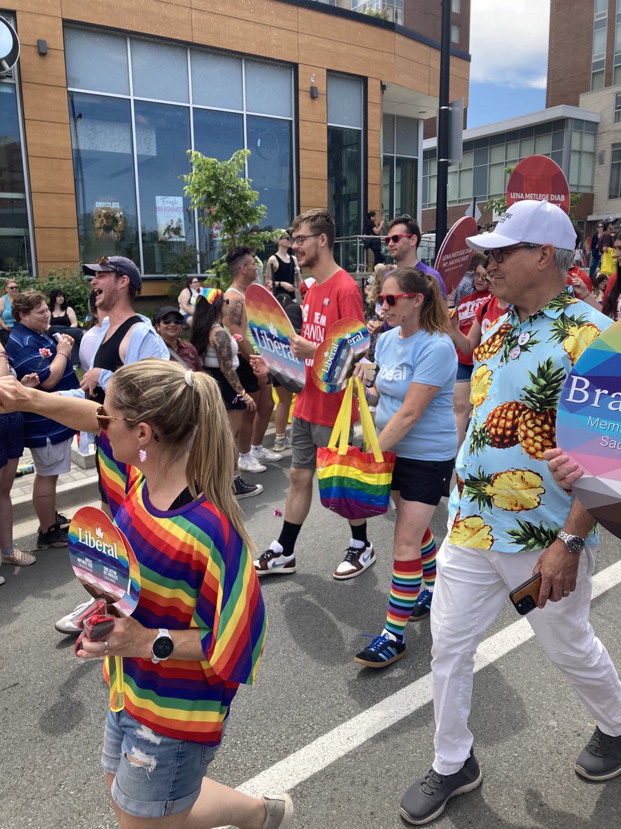 liberal_party's tweet image. Thanks for sharing your Pride this weekend, Halifax.
Let’s keep working together to build a stronger, more inclusive Canada.