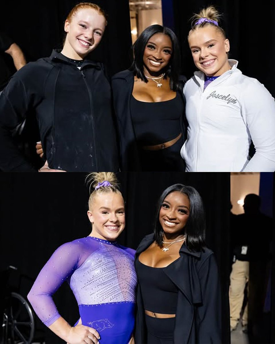NBCOlympics's tweet image. Get a friend like Simone Biles. ♥️ #USClassic
📸: @Simone_Biles