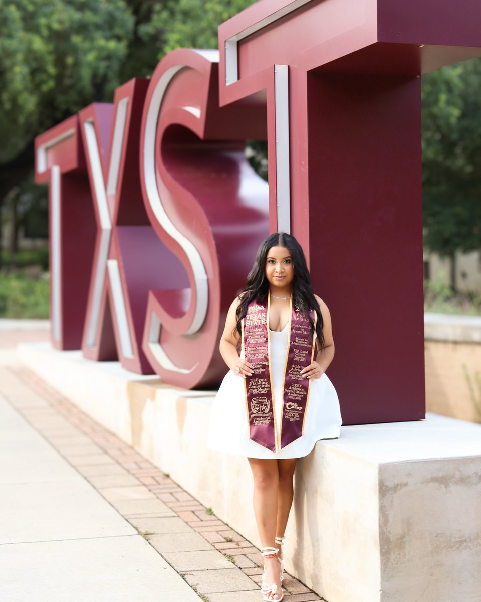 lexxxcx's tweet image. Thank you, TXST—for everything. This place gave me more than a degree. I found my true self, held leadership roles, made lifelong friends, and created memories I’ll never forget. I’m forever grateful for every moment. Once a Bobcat, always a Bobcat. ❤️ #txst25