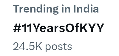 uniquegirllove's tweet image. Wohoo, it&apos;s 24.5k tweets🥹♥️
Finally a Happy 11 Years to my Whole MaNan Family and Biggg Hugss to you all🫂🫶♥️

Goodnight✨♥️

#NandiniMurthy #11YearsOfKYY #MaNan #11YearsOfKYY #ManikMalhotra #ParthSamthaan #NitiTaylor