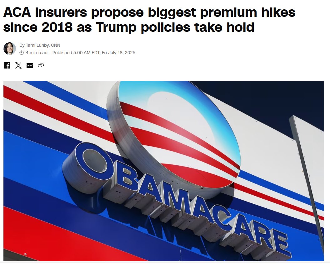 PattyMurray's tweet image. Whether you are on private insurance or get coverage from the marketplace, understand that your premiums will go up because of Trump's Big Ugly bill.
And with 17 million Americans losing health care, there will be reduced services and longer wait times just about everywhere.