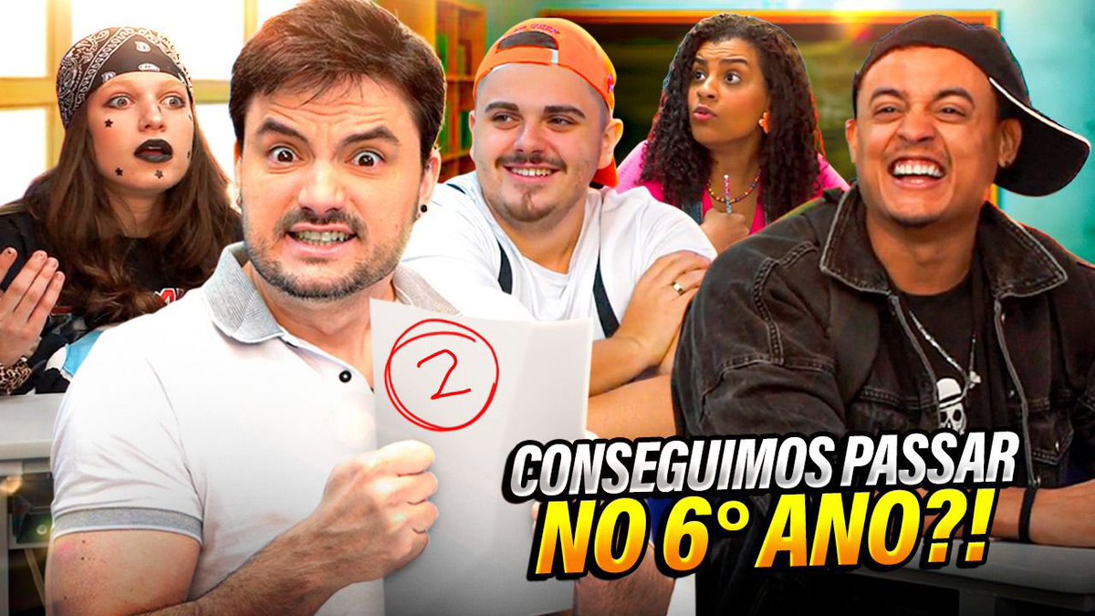felipeneto's tweet image. O canal está de volta! E em grande estilo!!!
O vídeo é a Netolab fazendo a prova do 6° ano escolar! E alguém foi muito, mas muito mal…
Vem assistir: youtu.be/etqIdOMzO9U?si…