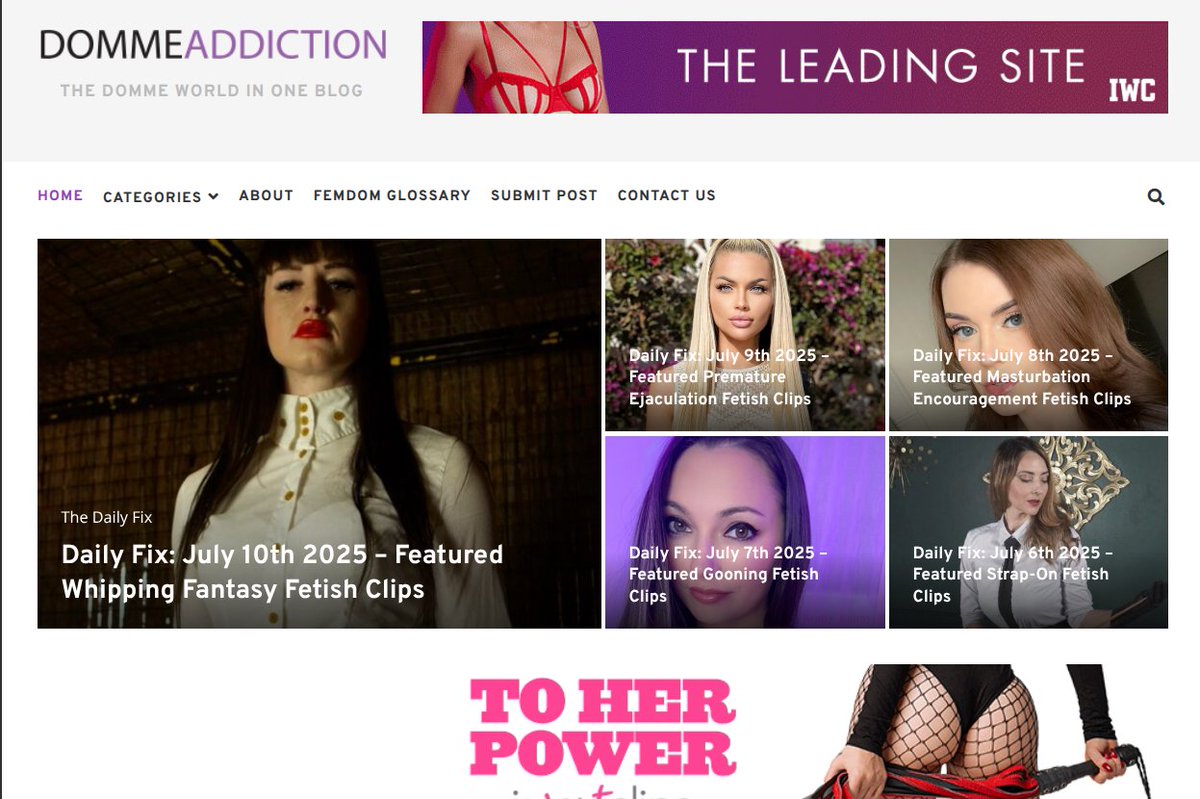 DommeAddiction.com tweet media