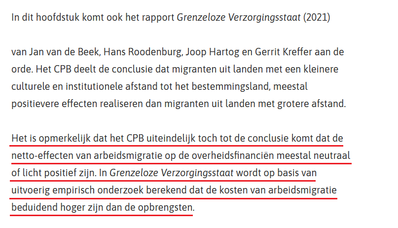 Helaas klopt de passage rechts niet👇
We komen in "Grenzeloze Verzorgingsstaat" wel degelijk uit op een positieve nettobijdrage van arbeidsmigranten, zie tabel links.
<a href="/CPBnl/">Centraal Planbureau</a> heeft dus gewoon gelijk.
Zie: demo-demo.nl/download-grenz… &amp; cpb.nl/publicatie/de-…
wyniasweek.nl/het-cpb-onders…