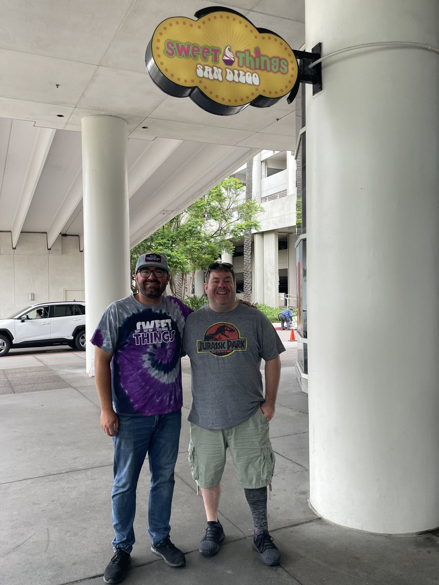 Sweet Things Frozen Yogurt (@sweetthingssd) on Twitter photo #SDCC doesn’t begin until we see our favorite customers! <a href="/MccalvinTh66286/">Thomas McCalvin</a> is here! #SDCC25 #SDCC doesn’t begin until we see our favorite customers! <a href="/MccalvinTh66286/">Thomas McCalvin</a> is here! #SDCC25