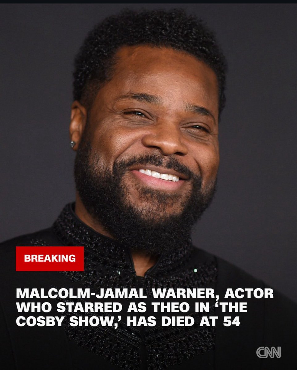 Actor Malcolm-Jamal Warner, best known for his role as Bill Cosby's son Theodore Huxtable on "The Cosby Show," has died, reports say. He was 54.
