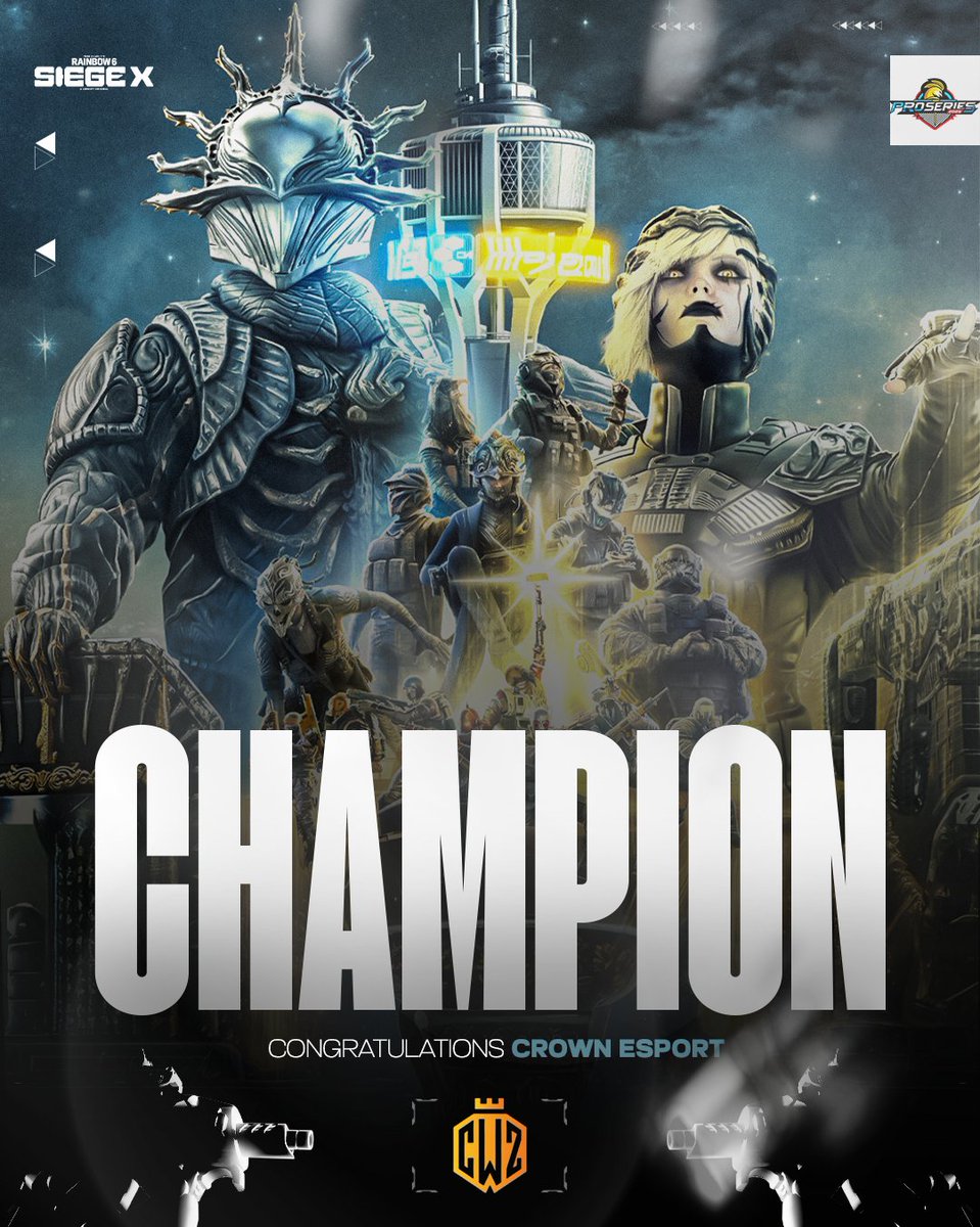 PBX PRO SERIES (@pbx_pro_series) on Twitter photo CONGRATULATIONS CROWN ZERO
<a href="/CrownZero_CwZ/">Crown Zero</a> is our Season 8 Champion !!!
In a thrilling Bo5, they managed to prevail against #UAIM across 3 intense maps, securing the Grand Final with a 3-2 victory.
Congratulations to the entire team on winning €500! 🏆💸 CONGRATULATIONS CROWN ZERO
<a href="/CrownZero_CwZ/">Crown Zero</a> is our Season 8 Champion !!!
In a thrilling Bo5, they managed to prevail against #UAIM across 3 intense maps, securing the Grand Final with a 3-2 victory.
Congratulations to the entire team on winning €500! 🏆💸