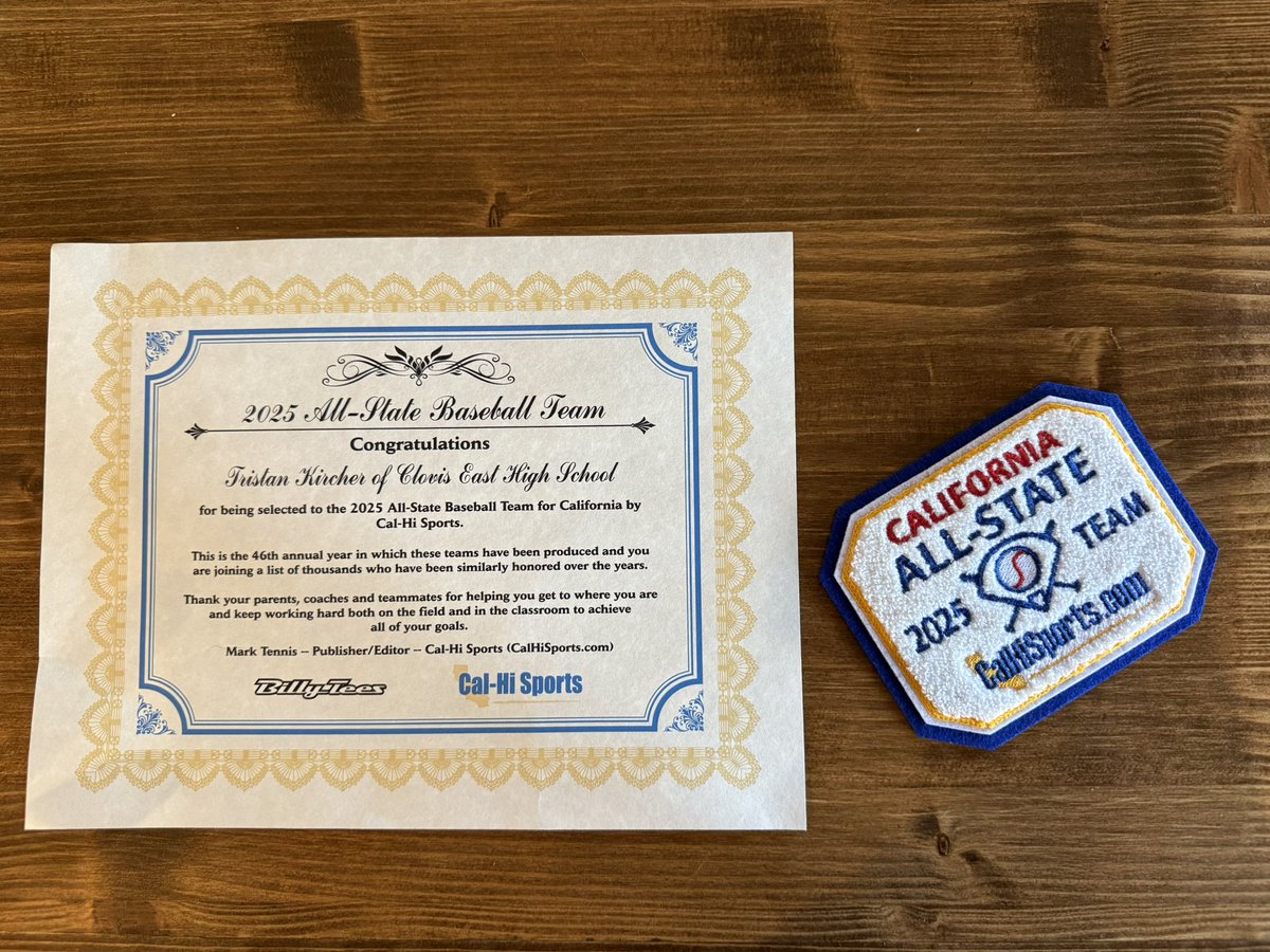 Tristan Kircher (@tristankircher) on Twitter photo Thank you <a href="/CalHiSports/">Cal-Hi Sports</a> for recognizing a great season!
<a href="/ClovisEastBB/">Clovis East Baseball</a>
<a href="/CoachHumphrey11/">James Humphrey</a> Thank you <a href="/CalHiSports/">Cal-Hi Sports</a> for recognizing a great season!
<a href="/ClovisEastBB/">Clovis East Baseball</a>
<a href="/CoachHumphrey11/">James Humphrey</a>