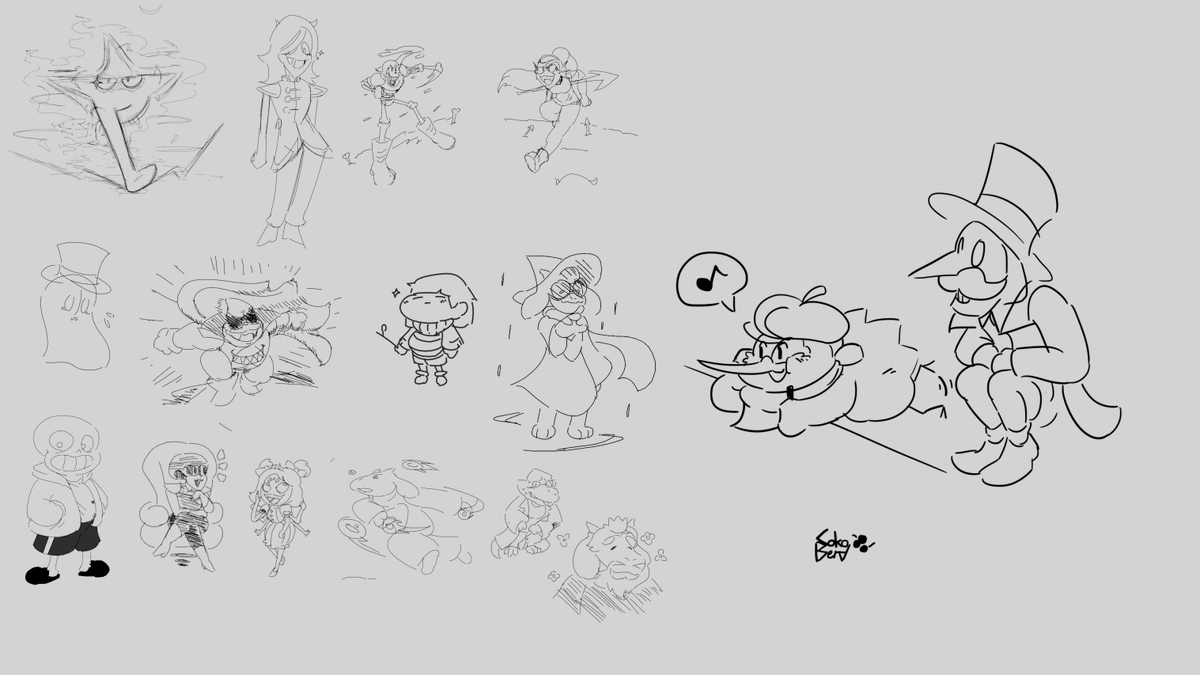 cokoberd's tweet image. Me and @SymphonyOfSans did some Whiteboard from Memory for Undertale yesterday! It's real fun and I love hanging out with the guy!
Feel free to check his out as well!