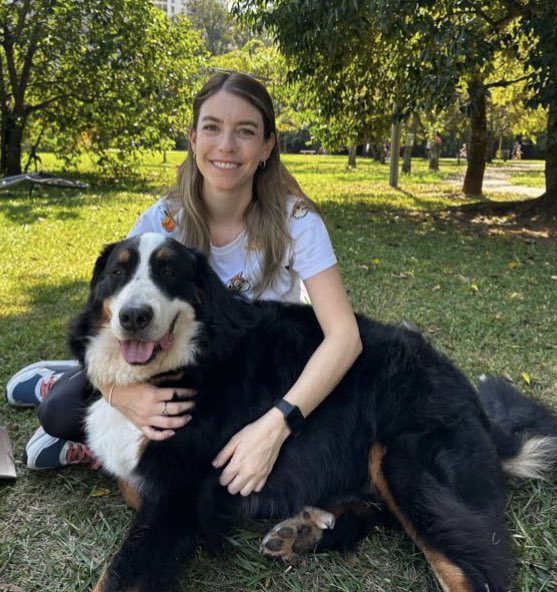 #DiaMundialDelPerro.  Mi hija Nana y Melo.