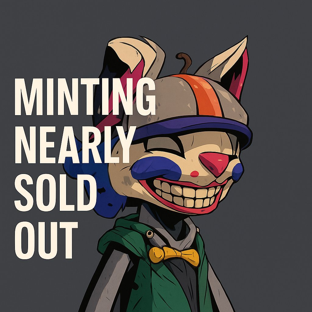 Rogues Dead (@roguesd07) on Twitter photo The mint is nearing its final breath
This isn’t just a collection, it’s a resurrection of rebellion in Web3 form
Few remain. Be among the last to join the underground
Link Mint : launchmynft.io/sol/17266
<a href="/FounderPedro/">Pedro Founder🕳️</a> The mint is nearing its final breath
This isn’t just a collection, it’s a resurrection of rebellion in Web3 form
Few remain. Be among the last to join the underground
Link Mint : launchmynft.io/sol/17266
<a href="/FounderPedro/">Pedro Founder🕳️</a>