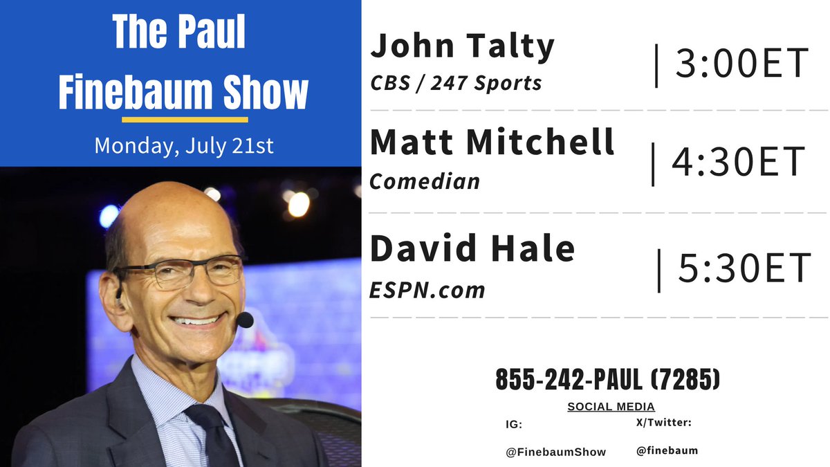 finebaum's tweet image. Starting the week off with some jokes and some discussion about the future of Football Media Days (not necessarily in that order):