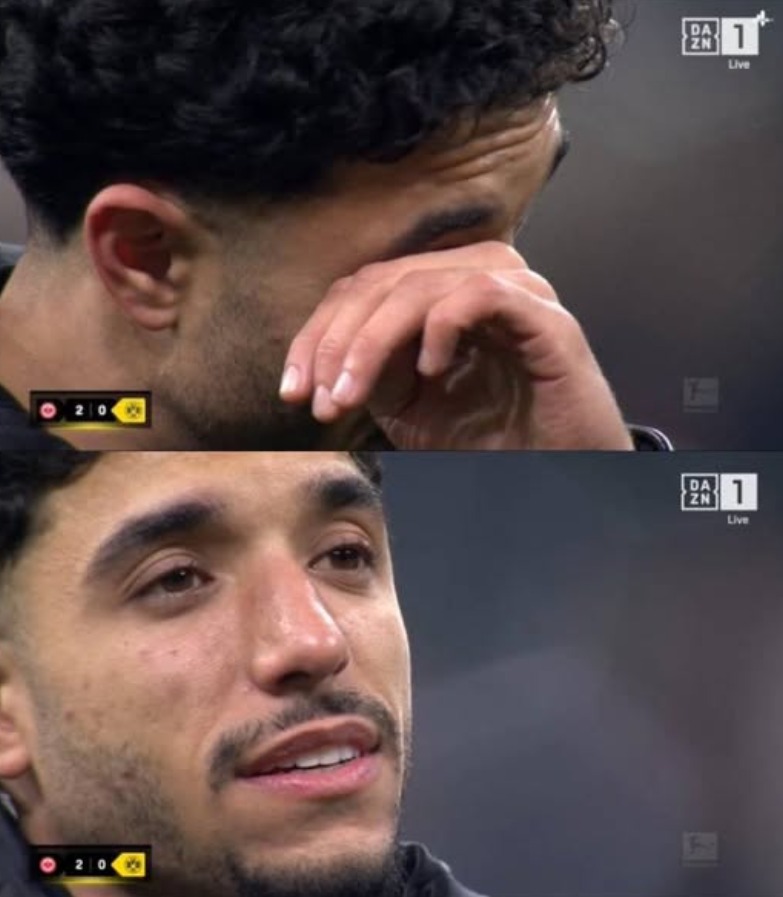 AdlerNews's tweet image. Same Vibe. 🥺❤️ #Ekitiké #Marmoush #SGE 🦅