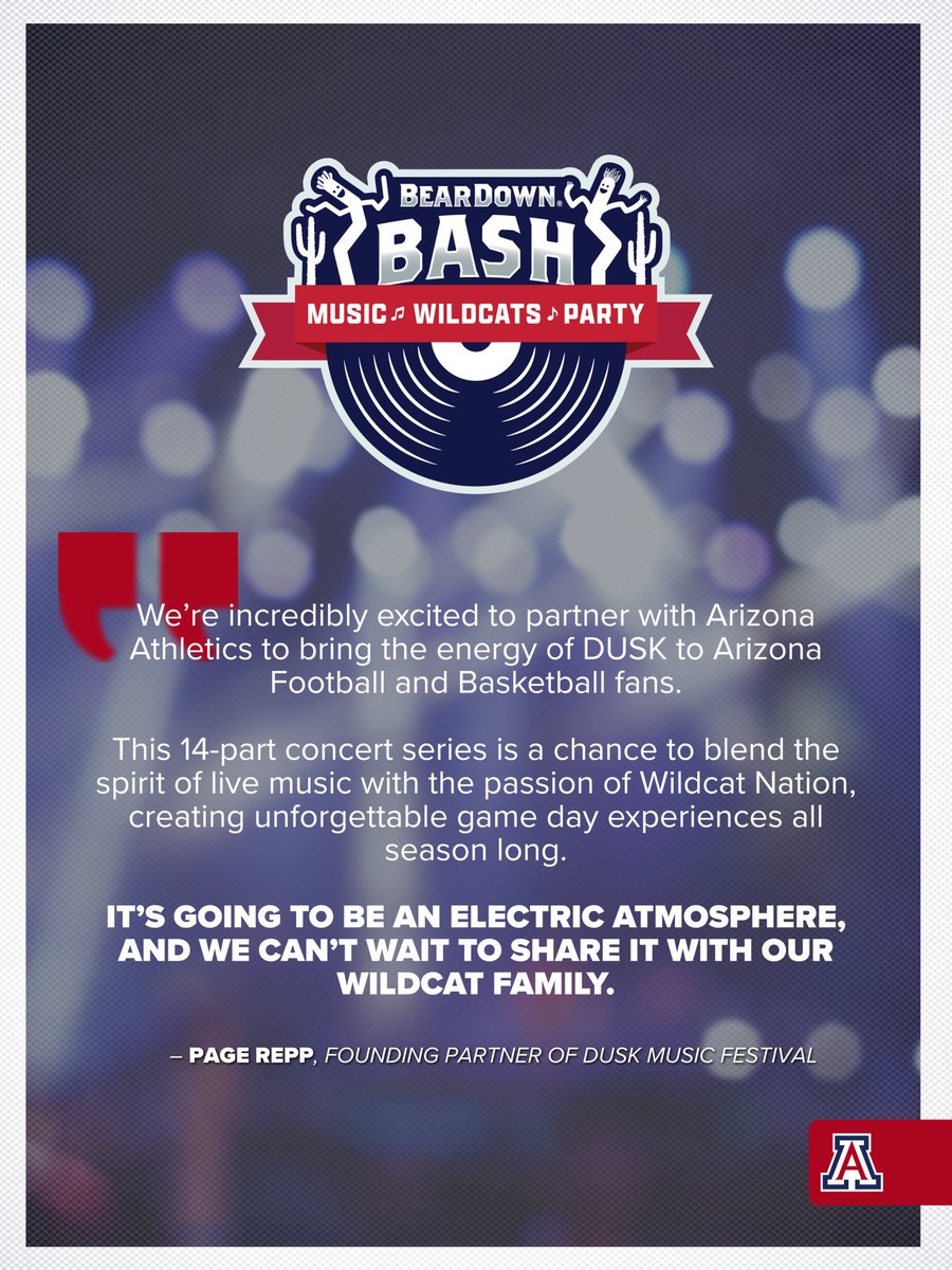 AZATHLETICS's tweet image. A local partnership, ready to provide an electric atmosphere š¤š¶ @dusktucson