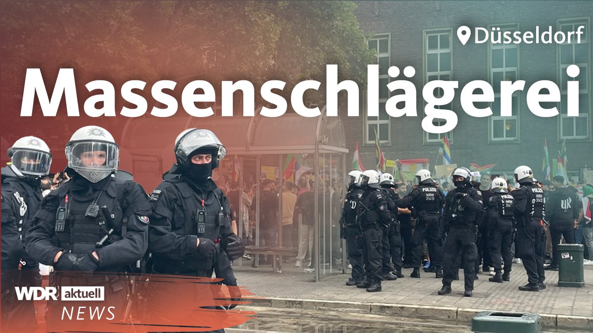 WDRaktuell's tweet image. Am Sonntagabend ist es am Düsseldorfer Hauptbahnhof zu einer Massenschlägerei gekommen. Laut Polizei gingen mehrere Hundert Menschen einer pro-syrischen und einer pro-kurdischen Demo aufeinander los. Es gab mehrere Verletzte, darunter auch Polizisten.
youtube.com/watch?v=lgf02q…