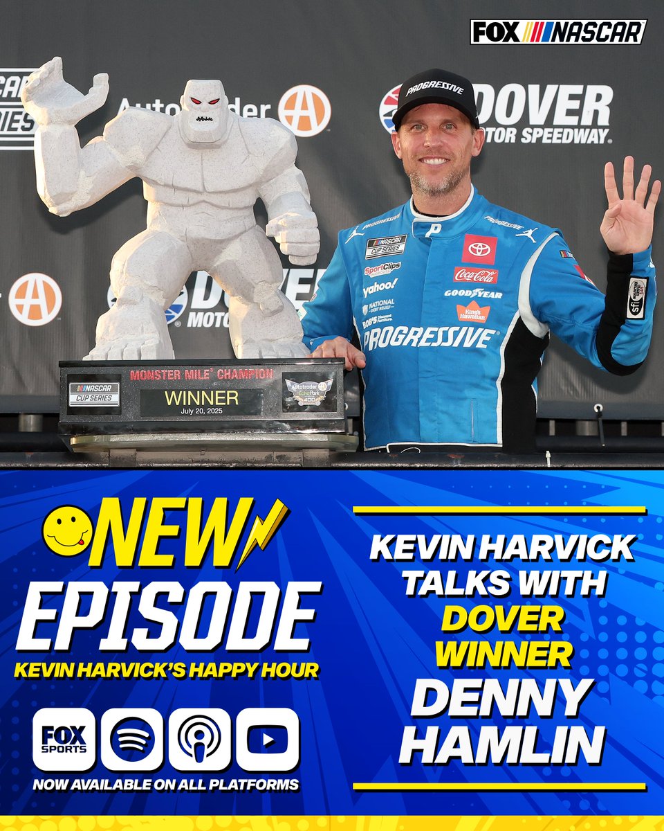 HarvickHappyPod's tweet image. 🏁VICTORY LAP🏁
@KevinHarvick talks with Denny Hamlin!
Right here ➡️ link.chtbl.com/CgtlDJUZ