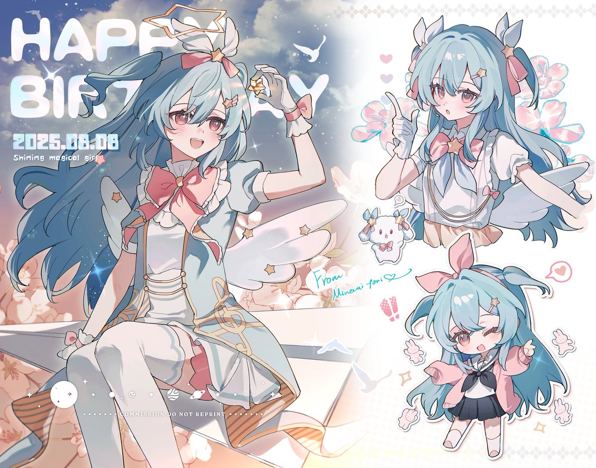 MinamiYORI_'s tweet image. 好像没怎么发委托图了
#Commission