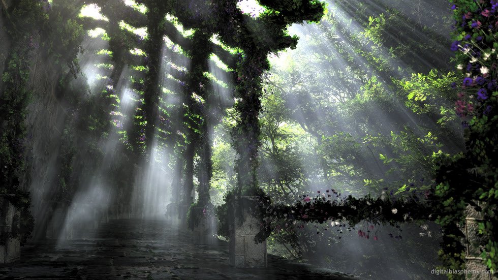dblasphemy's tweet image. “The Shaded Path” (2013)