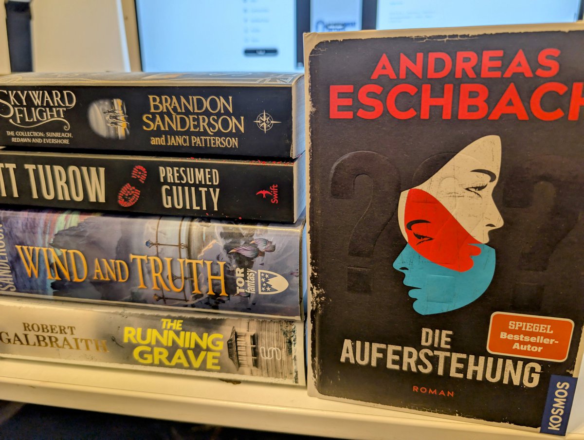 Magnus Pym (@extrasinn) on Twitter photo Es ist ja nicht so, dass ich nichts mehr zu lesen hätte, Herr <a href="/AndreasEschbach/">Andreas Eschbach 👨💻</a> ... Ich werde es erst mal meinem Sohn geben.
Irgendwann komm ich mal mit einem Stapel Bücher in die Bretagne zwecks Signierstunde. 😁 Es ist ja nicht so, dass ich nichts mehr zu lesen hätte, Herr <a href="/AndreasEschbach/">Andreas Eschbach 👨💻</a> ... Ich werde es erst mal meinem Sohn geben.
Irgendwann komm ich mal mit einem Stapel Bücher in die Bretagne zwecks Signierstunde. 😁