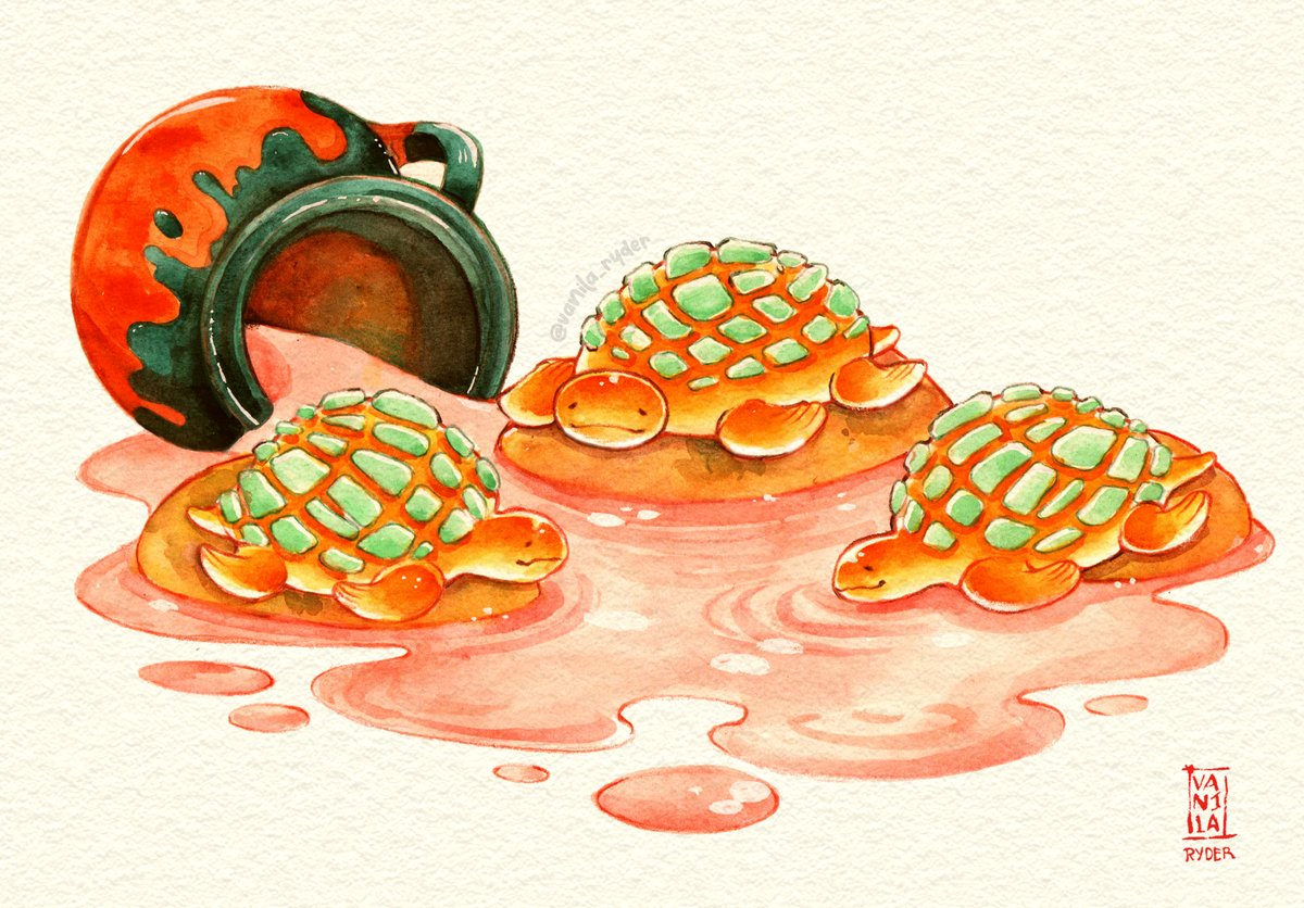 "Tortuconchas en mar de atole de fresa"
(2020, 25 x 17.5 cm)
$4,360.00
Obra original en venta ❤️
Informes por DM 💌