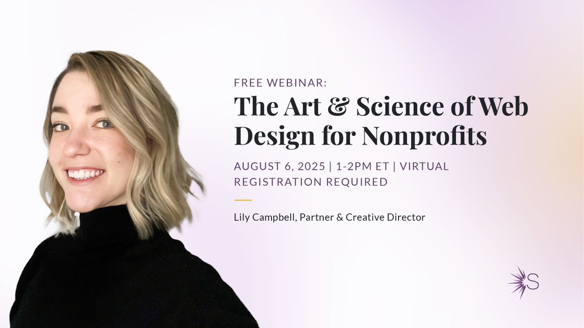 Science orgs &amp; nonprofits:  join us for a FREE webinar on revamping your website. We’ll cover:
✔️ Signs it’s time to redesign
✔️ How design drives funding + engagement
✔️ Tips for translating science 

Design isn't just pretty, it's impactful! Register: us02web.zoom.us/meeting/regist…