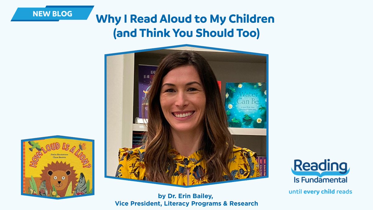 RIFWEB's tweet image. New #research shows that parents are losing the love of reading aloud. At #RIF, we know just how dire these new findings can be for a children’s reading development. Read a new #blog from RIF’s own Dr. Erin Bailey about why she reads to her children. bit.ly/46ccjlD