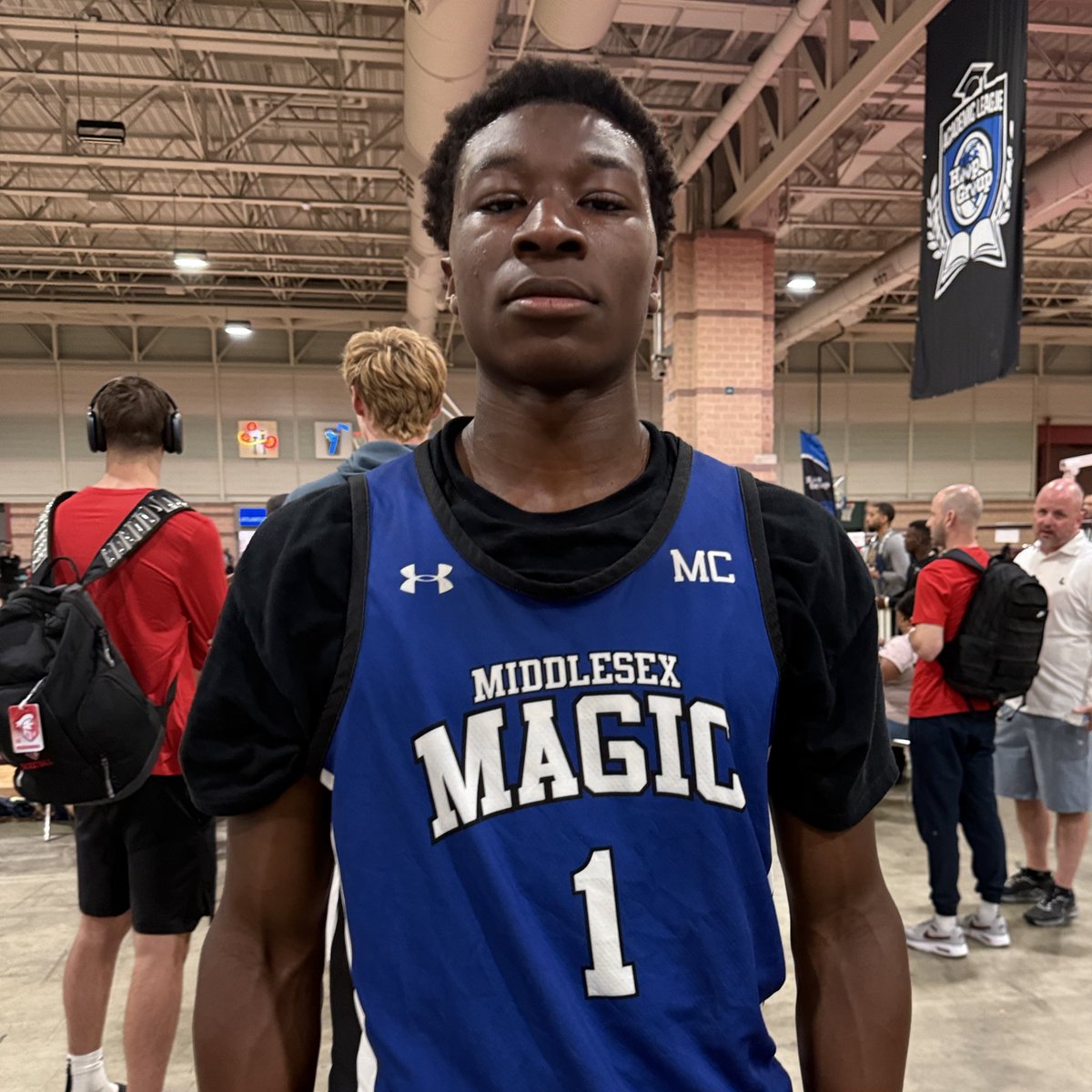 Ben_Magnotta's tweet image. 📝 @hooplove215 FRIDAY STANDOUT @ Hoop Group Summer Finale
2026 6’4” PG Lateef Afolabi, Middlesex Magic HGSL 17U
Set the tone early in a 63-44 win over Adapt Academy Mountain State, scoring 10 of his 14 pts (6-9 FG) in the first half. The rising senior attacked with control,…
