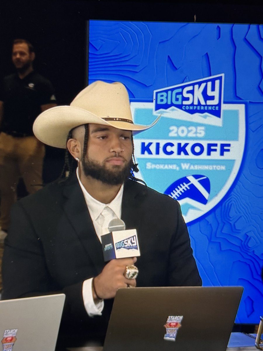 Coach Ed (@dlinecoached) on Twitter photo My guy <a href="/xman2Beast/">Xavier Williams</a> represented the program & the Dline room right today at the <a href="/BigSkyConf/">Big Sky Conference</a> media day !
1st by dressing the part
2nd by being himself
3rd by shouting the room out 😂
We love you dog get back to the crib safe!! It’s time 🐝
#ONE #GoGoSacramento #StingersUp My guy <a href="/xman2Beast/">Xavier Williams</a> represented the program & the Dline room right today at the <a href="/BigSkyConf/">Big Sky Conference</a> media day !
1st by dressing the part
2nd by being himself
3rd by shouting the room out 😂
We love you dog get back to the crib safe!! It’s time 🐝
#ONE #GoGoSacramento #StingersUp