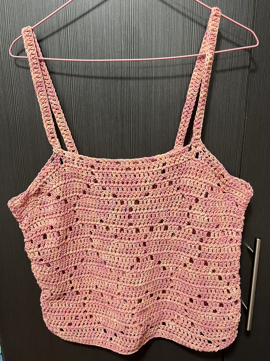 ooossst's tweet photo. OOOSSST HANDMADE Crochet: Hand-Dyed Heart Spaghetti Top
Materials:6-ply Monaco Rough Cotton
Color: Mixed Color of Pink and Yellow Orange
Sizes: Approx
Length:14-15in/35-38cm
Width:16-17in/40-44cm
Strands:16-17in/42-43cm
#OOOSSST #Crochet #Clothes #Handmade #Fashion #smallbusiness https://t.co/yIekVtDoPG