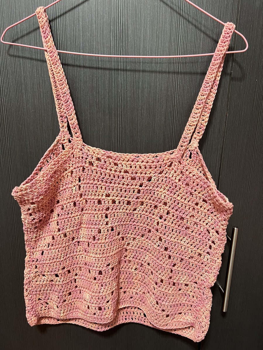 ooossst's tweet photo. OOOSSST HANDMADE Crochet: Hand-Dyed Heart Spaghetti Top
Materials:6-ply Monaco Rough Cotton
Color: Mixed Color of Pink and Yellow Orange
Sizes: Approx
Length:14-15in/35-38cm
Width:16-17in/40-44cm
Strands:16-17in/42-43cm
#OOOSSST #Crochet #Clothes #Handmade #Fashion #smallbusiness https://t.co/yIekVtDoPG
