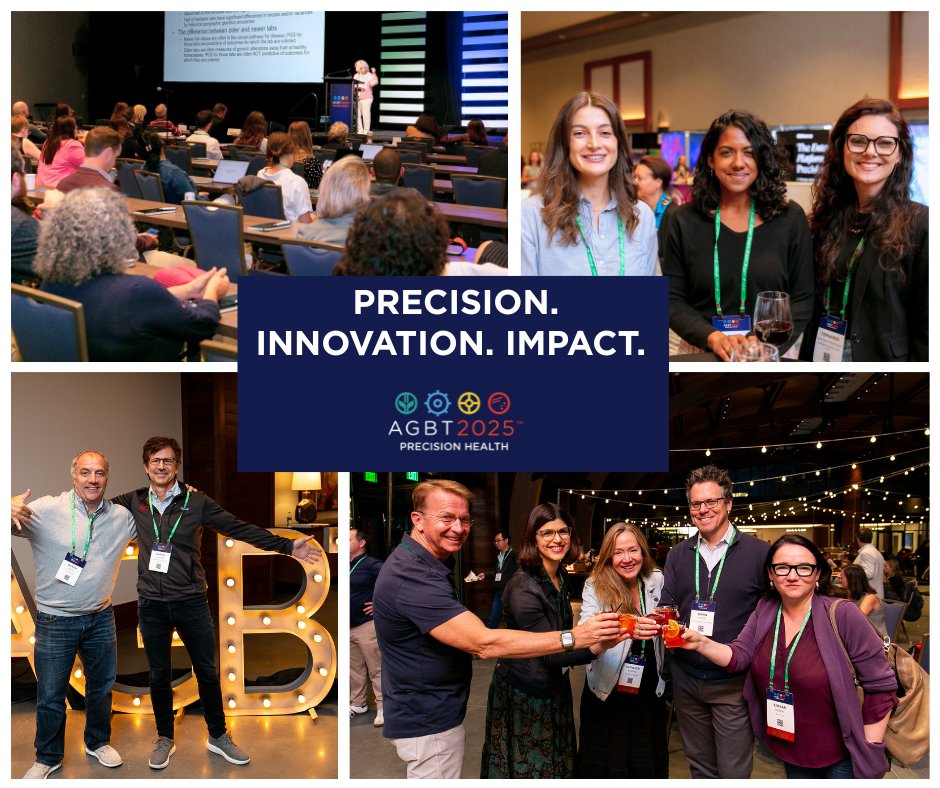 agbt's tweet image. π¬ Breakthrough science.
π§ Inspiring innovation.
π€ Meaningful connections.
π Global thought leaders.
Join us for the 10th Anniversary of AGBT Precision Health - advancing the future of precision medicine. Register now! Early Bird ends soon: hubs.ly/Q03w5Zc70
#AGBTPH25